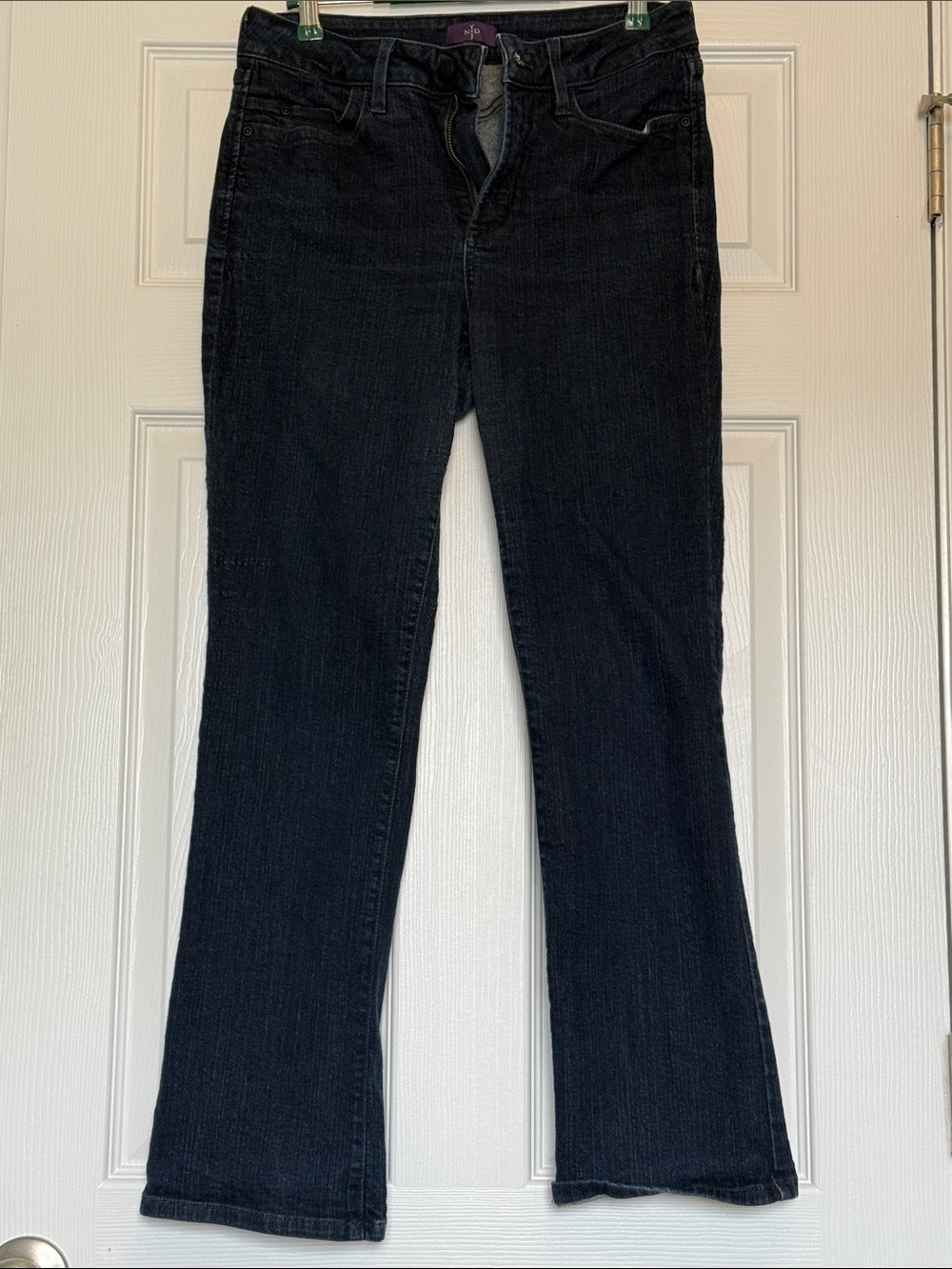 NYDJ Petite Bootcut Jeans Size 8P Dark Wash Stretch Denim